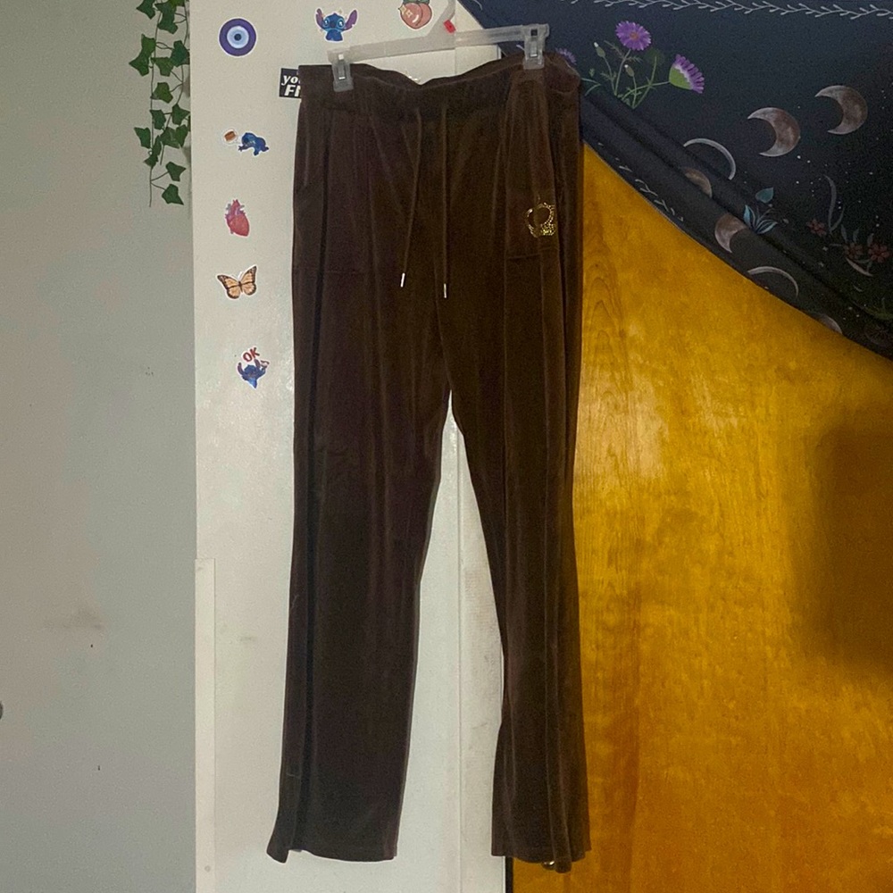 brown tracksuit pants, good condition